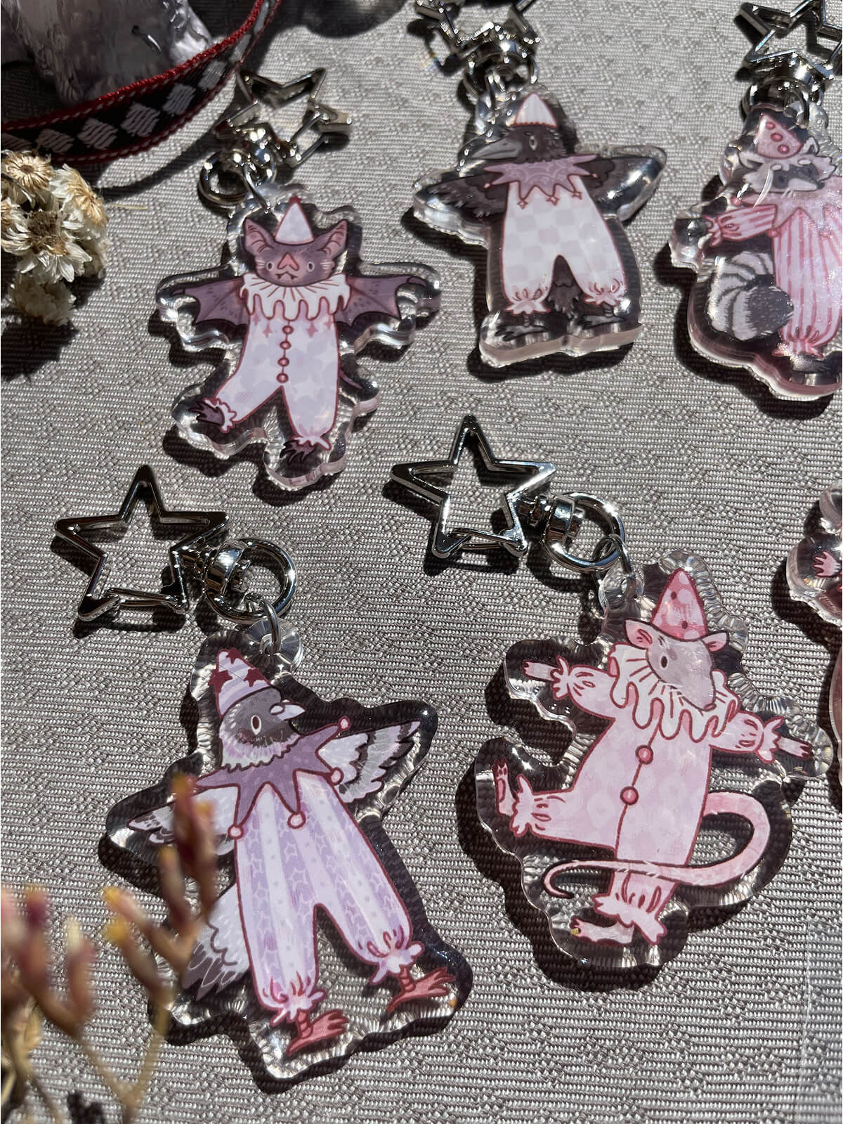 Party Pest ✦ Acrylic Keychains
