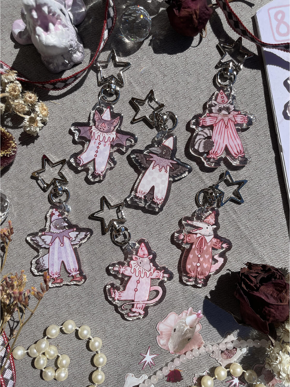 Party Pest ✦ Acrylic Keychains