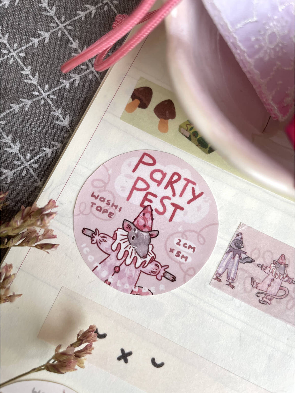 !!PREORDER!! Party Pest ✦ Washi Tape