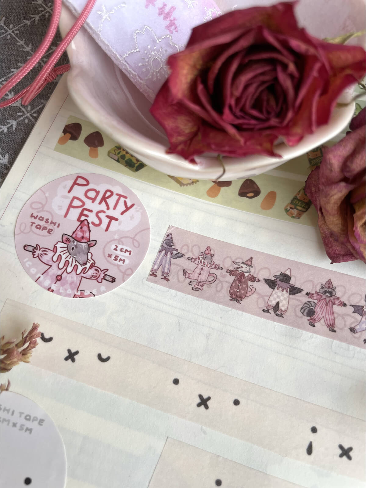 !!PREORDER!! Party Pest ✦ Washi Tape