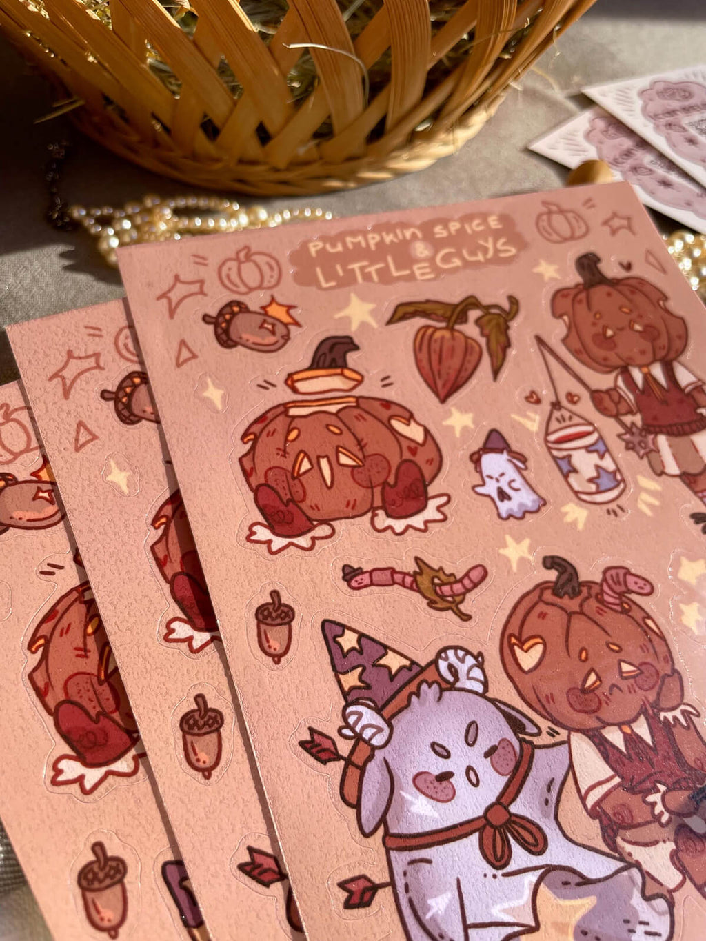 !!PREORDER!! Pumpkin Spice ✦ Stickersheet