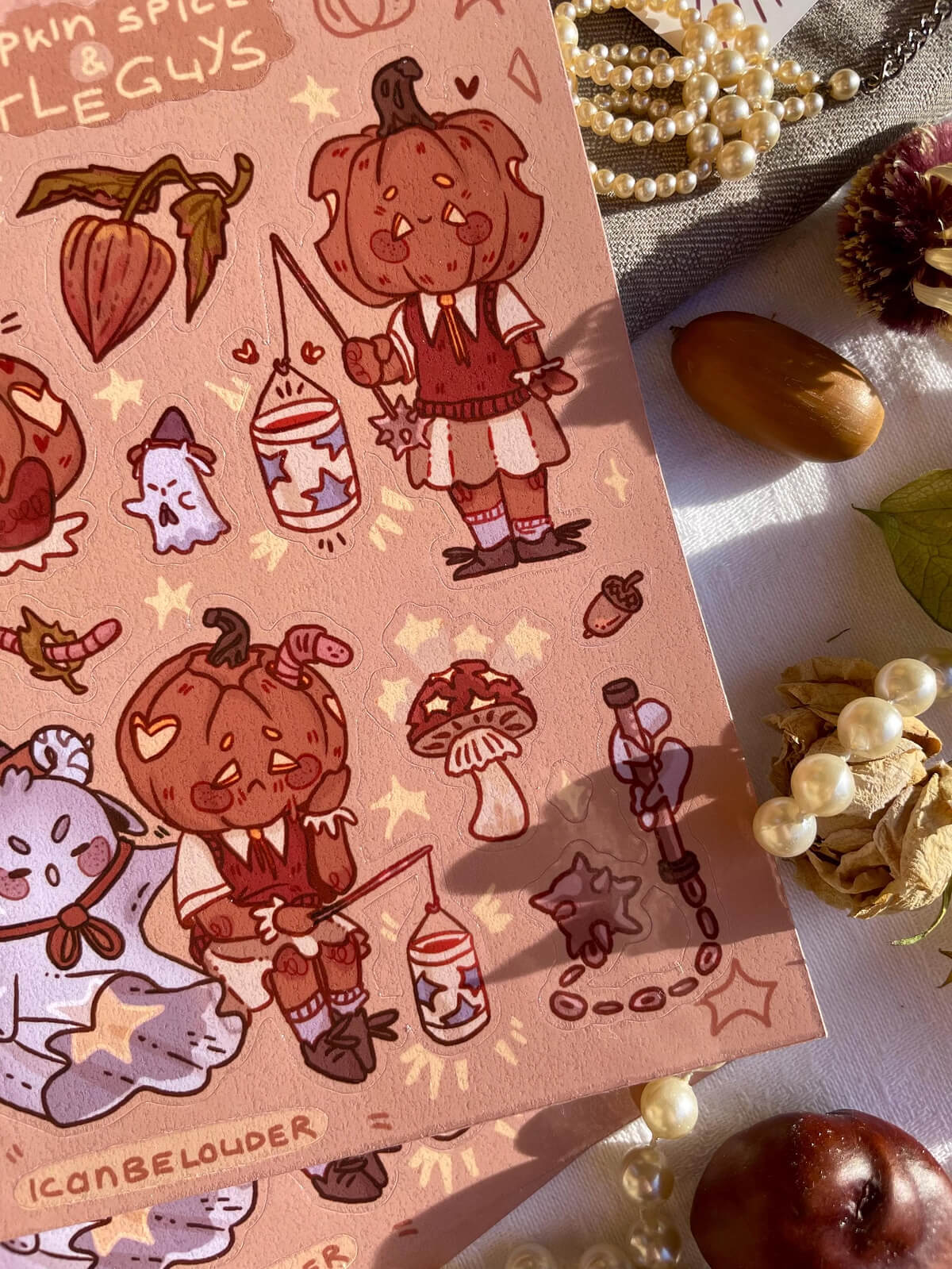 !!PREORDER!! Pumpkin Spice ✦ Stickersheet