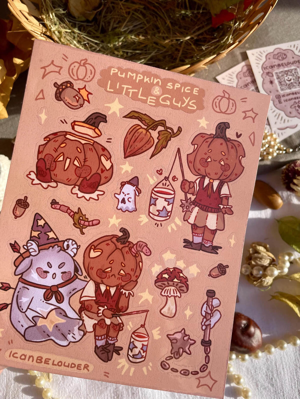 !!PREORDER!! Pumpkin Spice ✦ Stickersheet