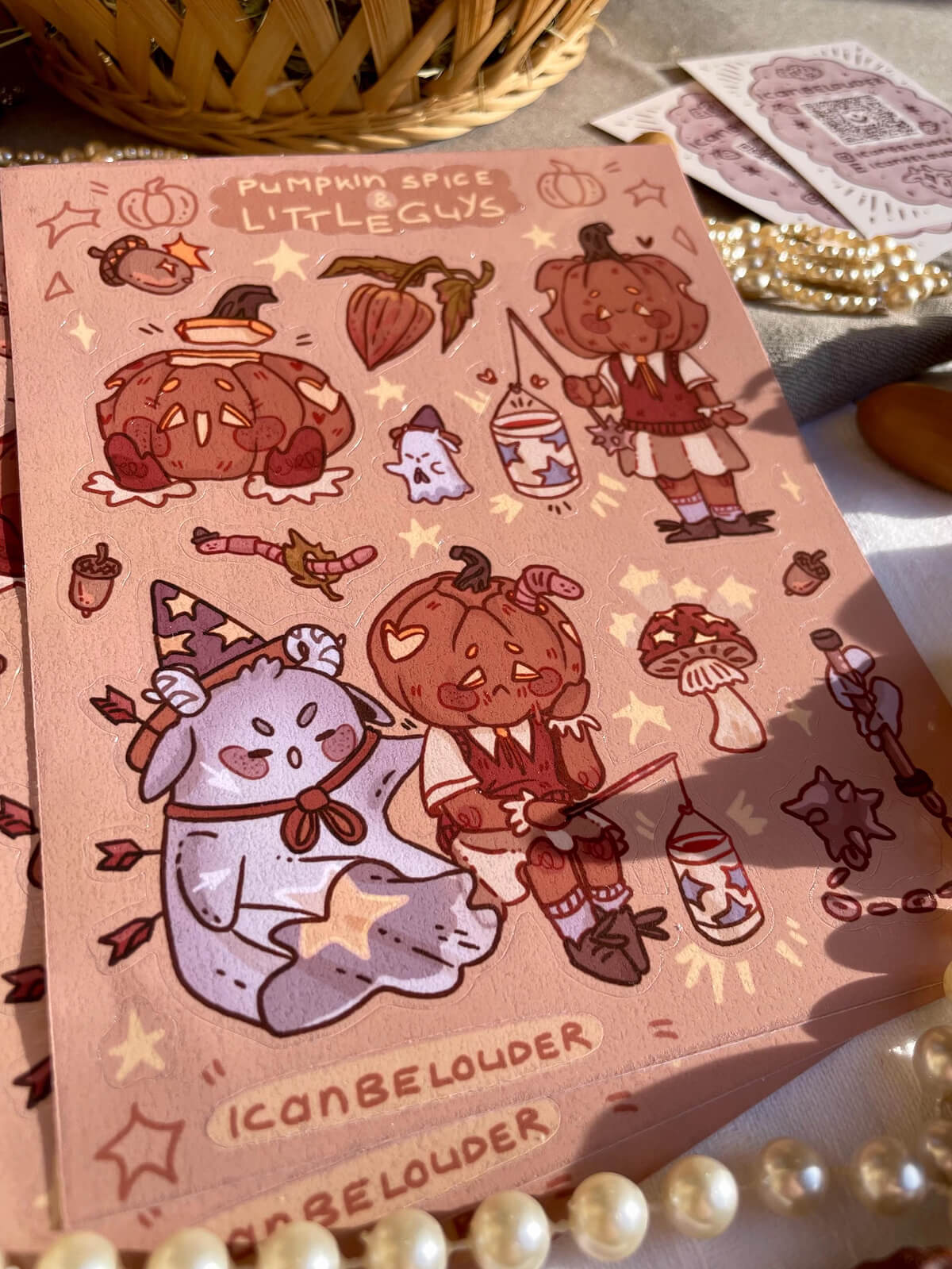!!PREORDER!! Pumpkin Spice ✦ Stickersheet