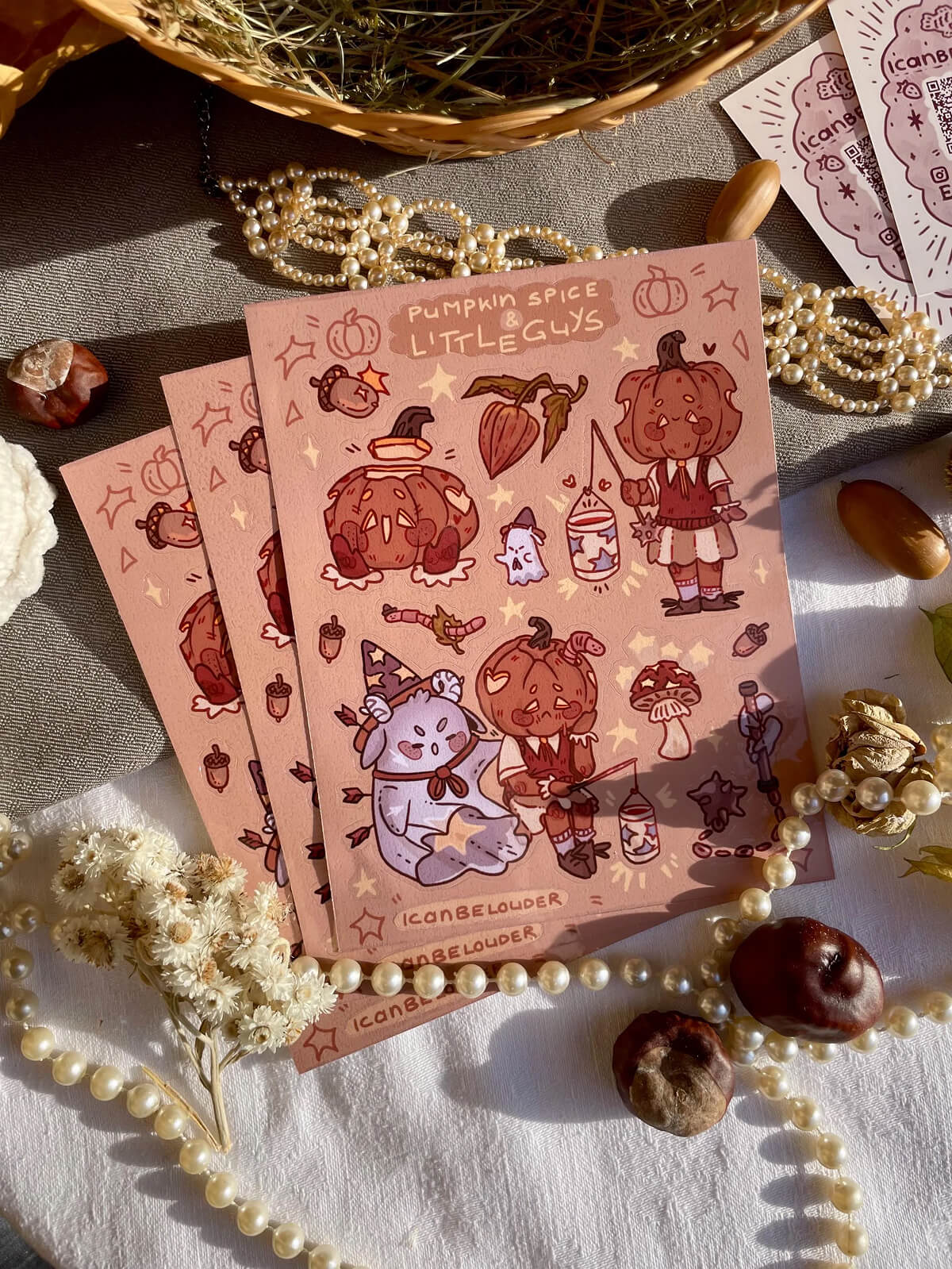 !!PREORDER!! Pumpkin Spice ✦ Stickersheet