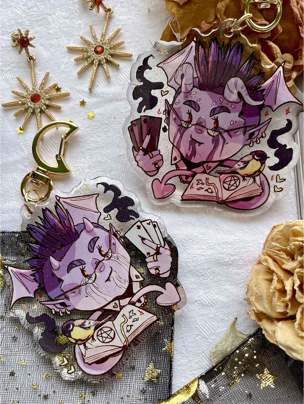 Mystic Demon ✦ Acrylic Keychains