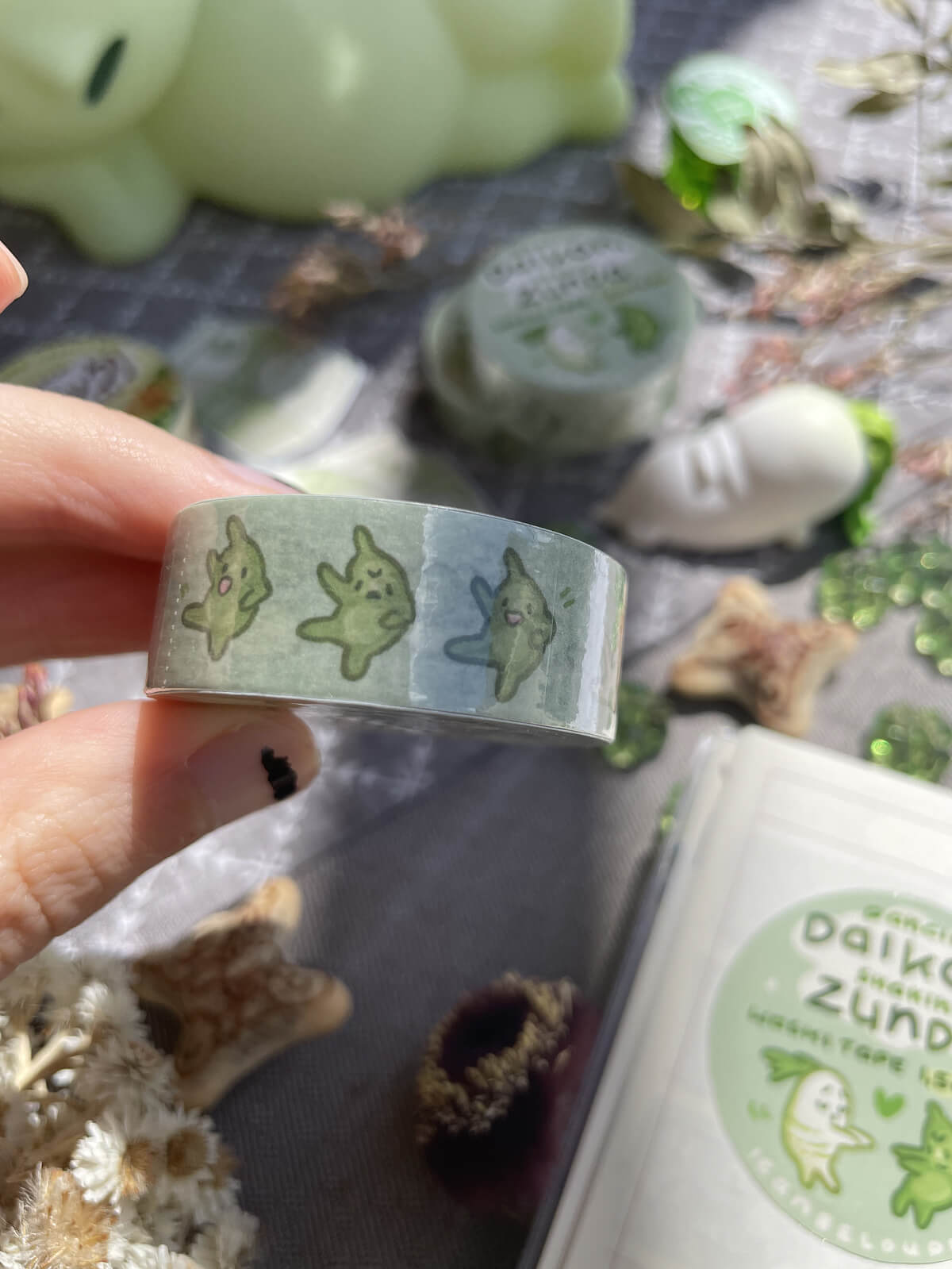 Dancin' Daikon, Shakin' Zunda ✦ Washi Tape