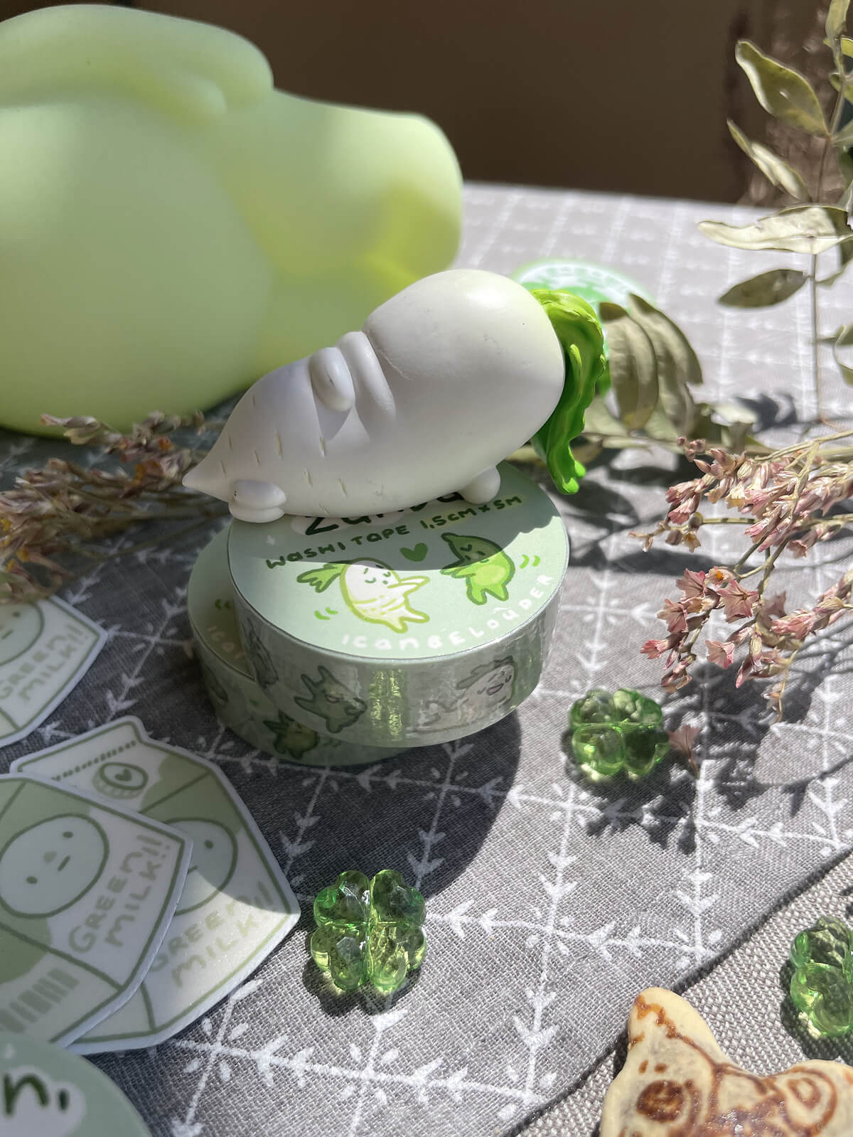 Dancin' Daikon, Shakin' Zunda ✦ Washi Tape