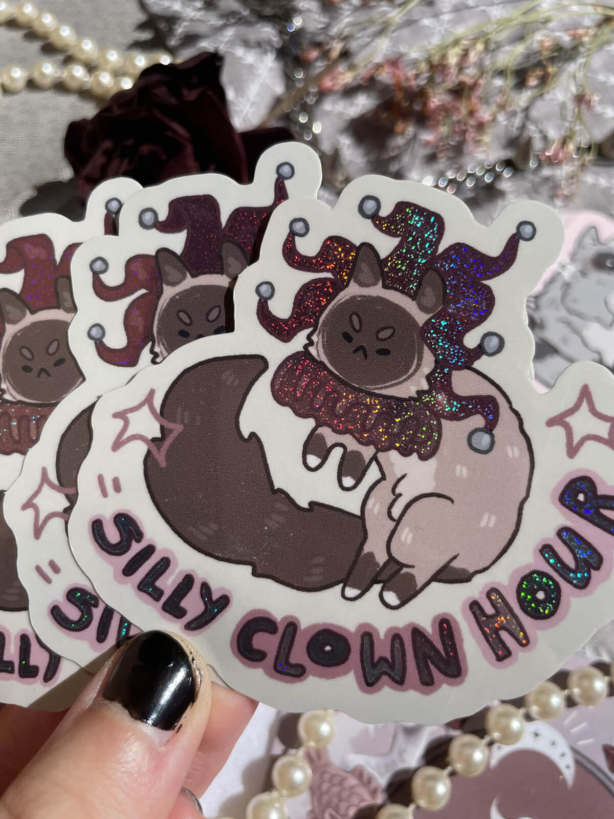 Silly Clown Hour ✦ Pixie Dust Sticker