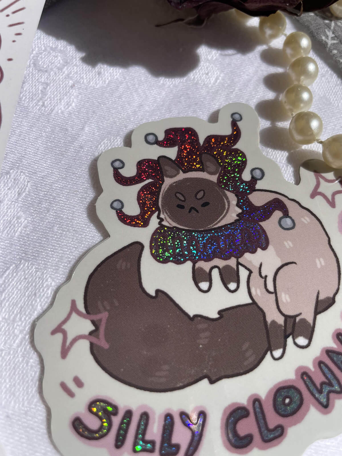 Silly Clown Hour ✦ Pixie Dust Sticker