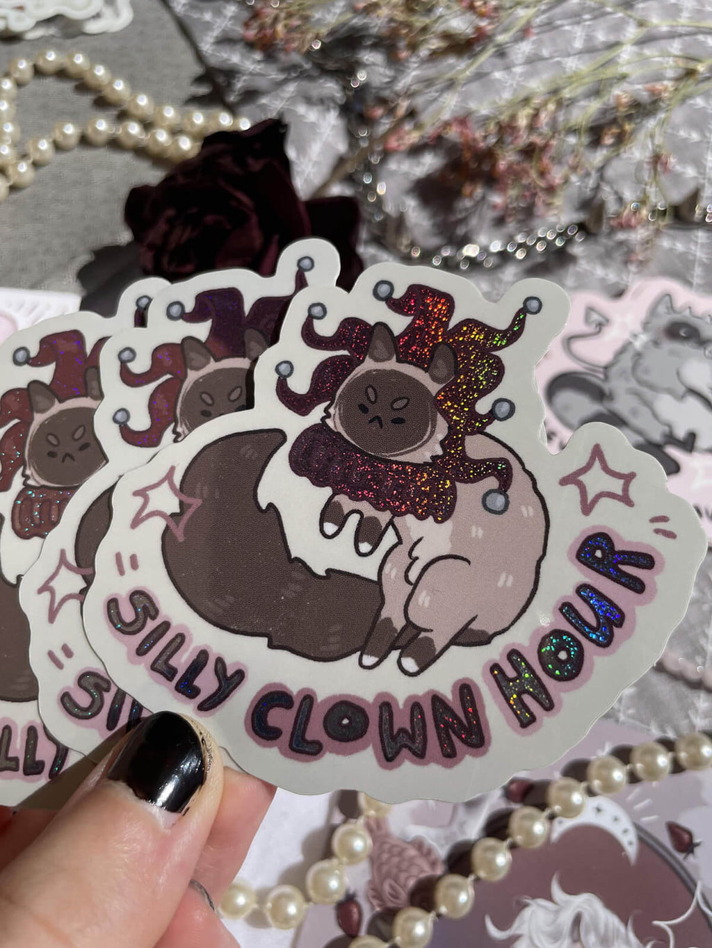 Silly Clown Hour ✦ Pixie Dust Sticker