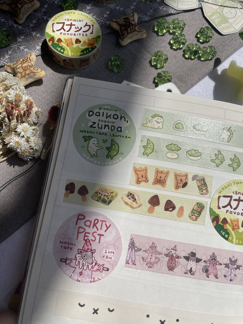 Snack Favorites ✦ Washi Tape
