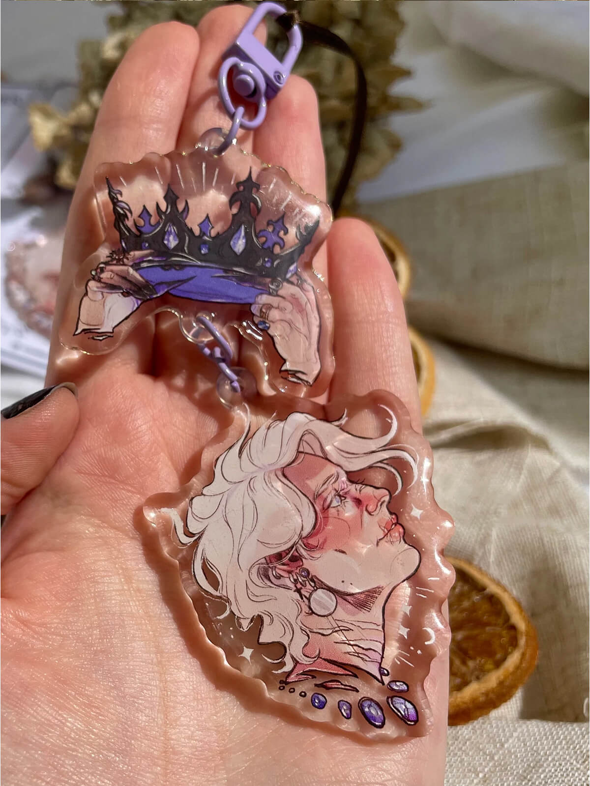 The King ✦ Acrylic Keychains