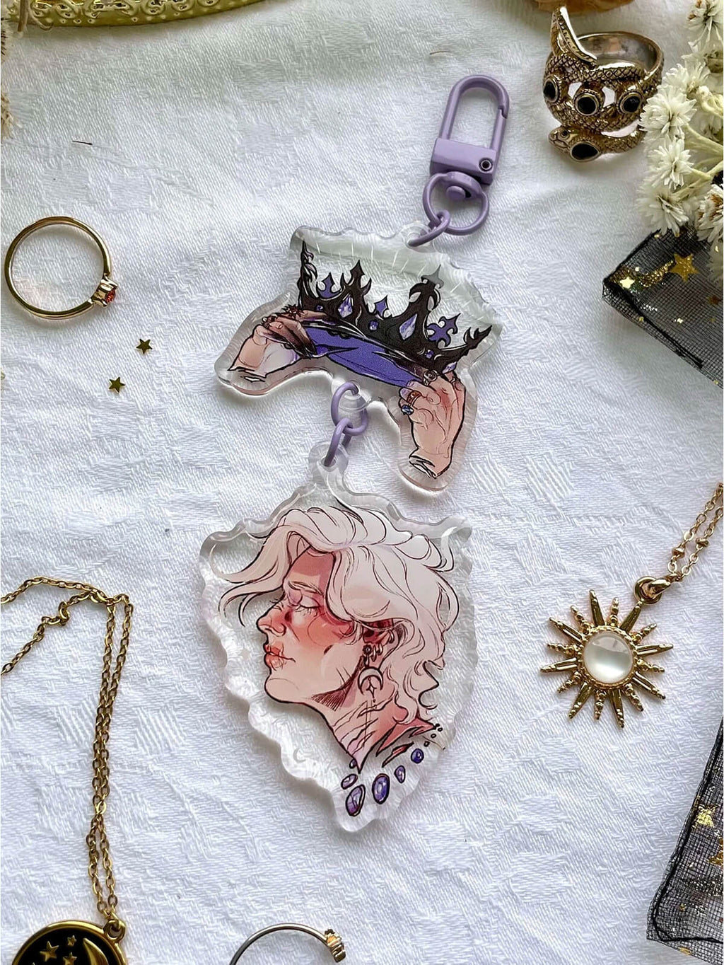 The King ✦ Acrylic Keychains