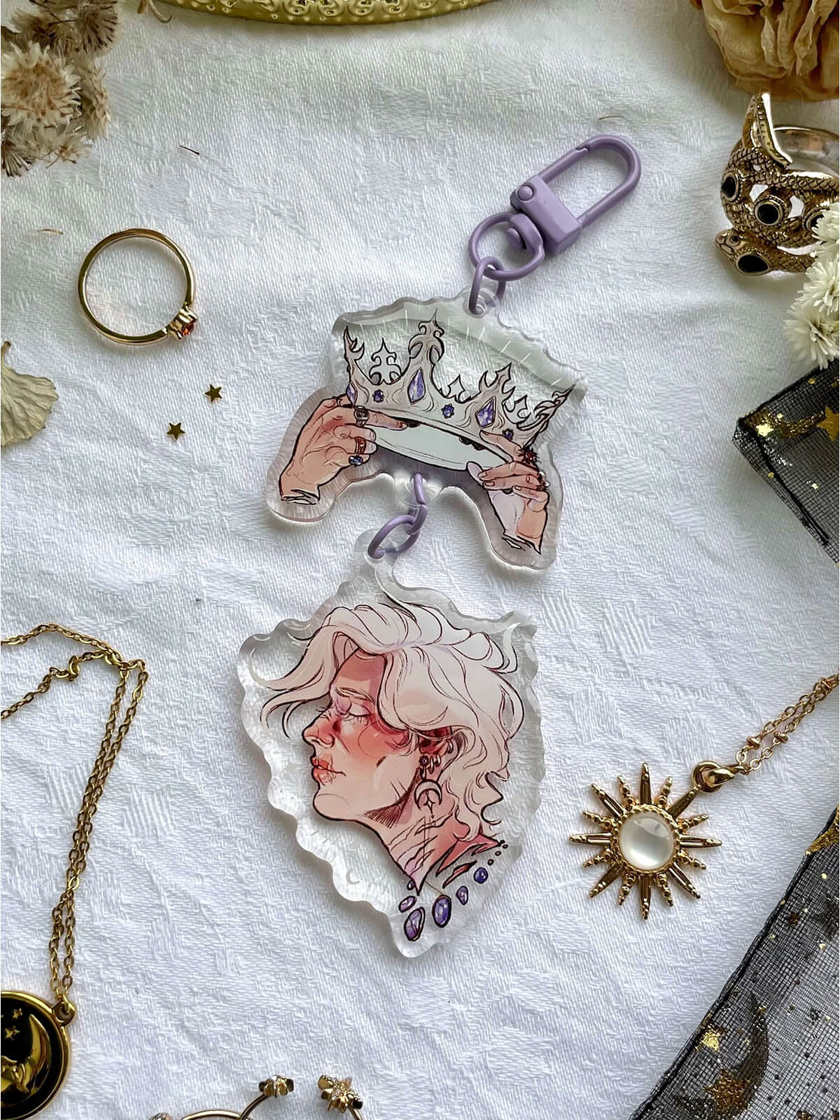 The King ✦ Acrylic Keychains