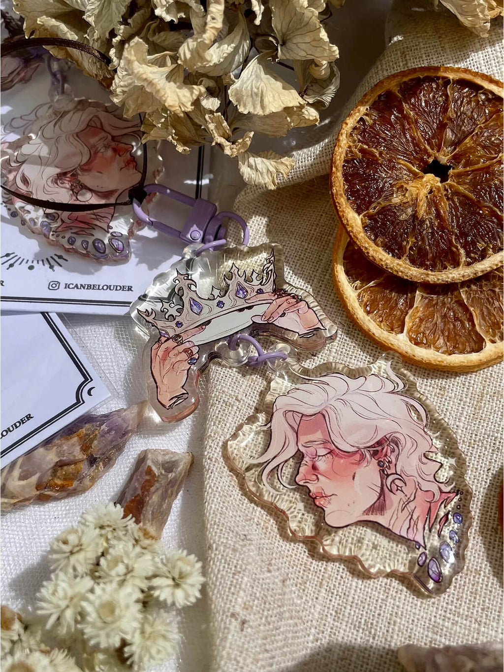 The King ✦ Acrylic Keychains