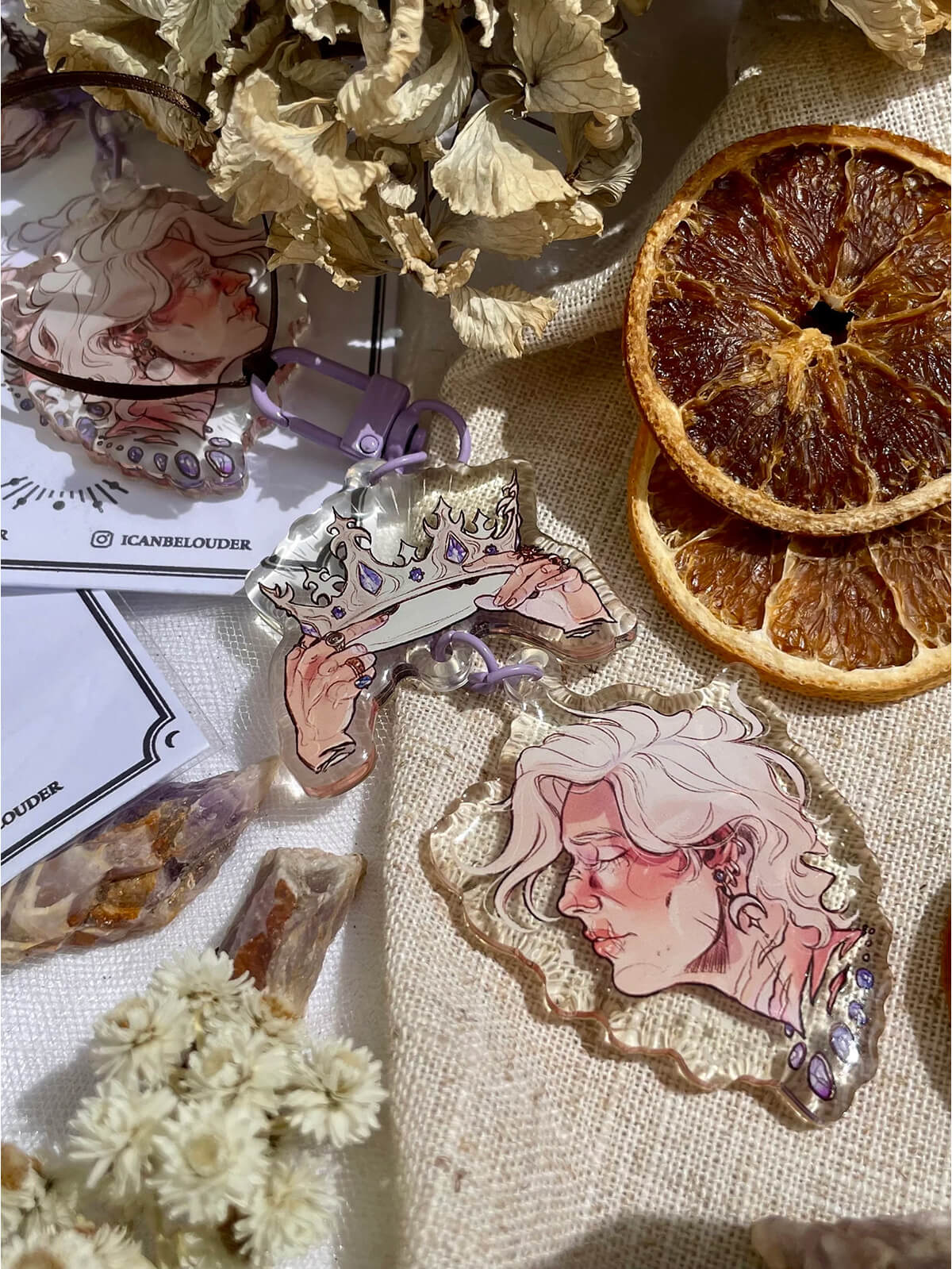 The King ✦ Acrylic Keychains