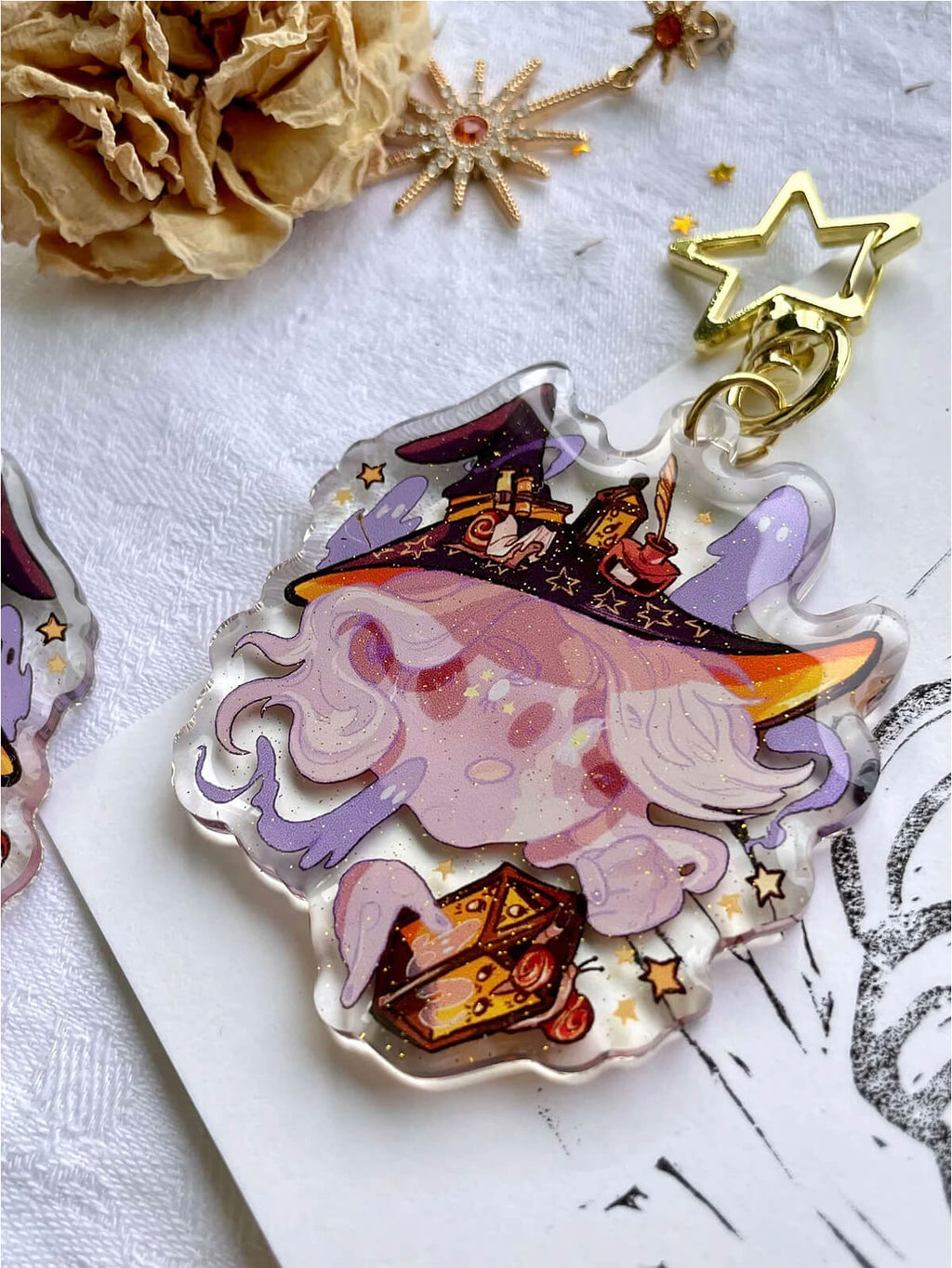 Ghost Witch ✦ Acrylic Keychains